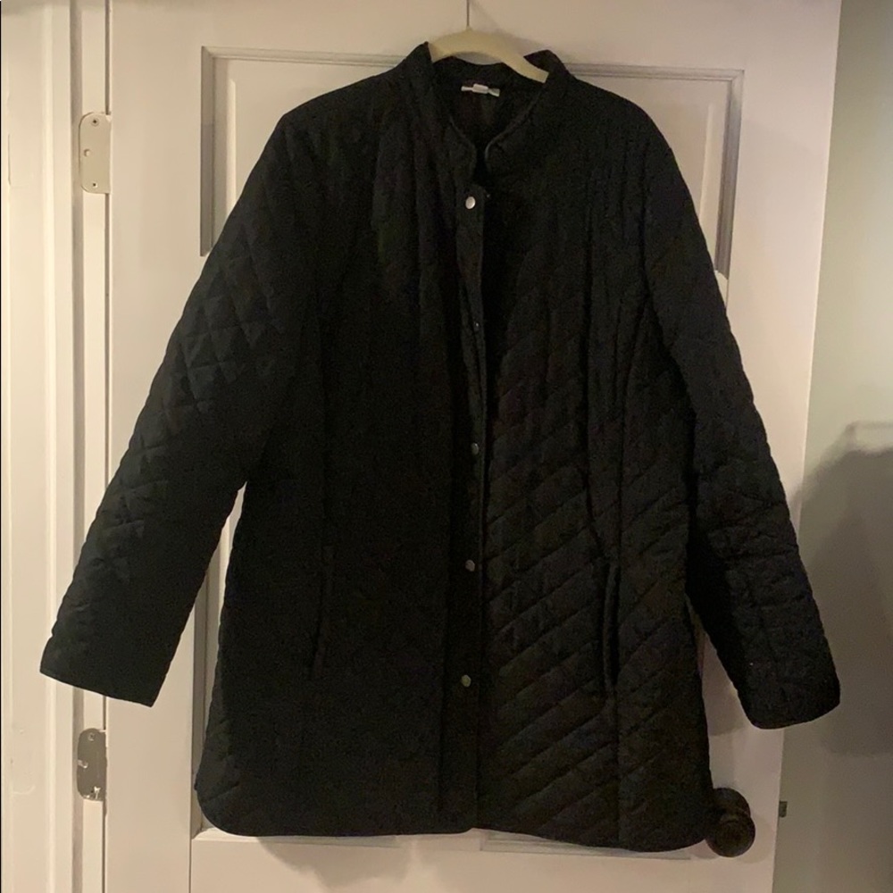 J. Jill Quilted Jacket in black XL